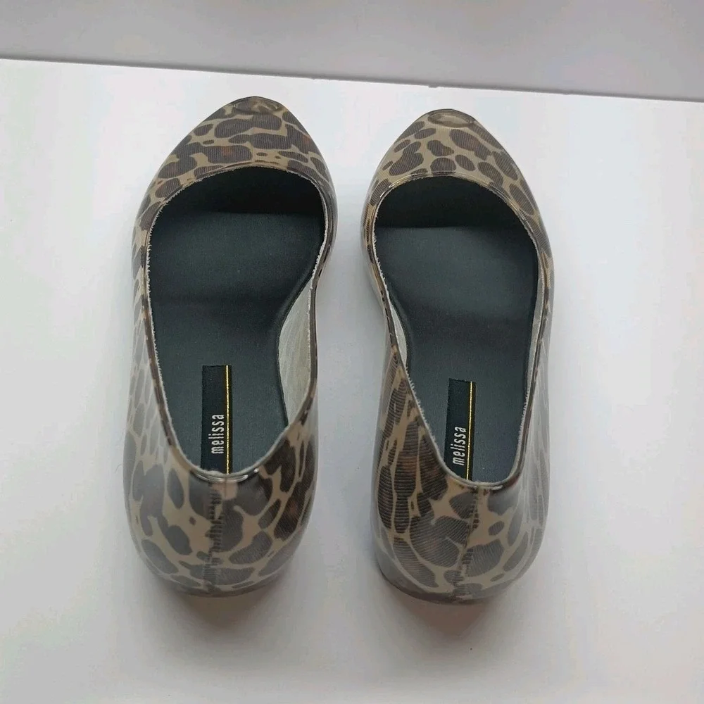 Melissa Women's Leopard Print‎ Slip On Ballet Type Flats Size US 6 EUR 37 - Picture 5 of 10